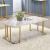 Calista Faux Marble/Steel Coffee Table