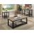 Calgary Marble/Wood Storage Coffee Table Set