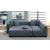 Jaylene Linen Fabric L-Shaped Sectional Sofa