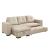 Denton Fabric L-Shape Reversible Sleeper Storage Sectional Sofa