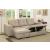 Denton L-Shape Reversible Sleeper Storage Sectional Sofa