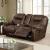 Kennedy Leatherette Reclining Loveseat w/ Storage Console