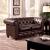 Stanford Leatherette Tufted Loveseat