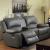 Sarles Bonded Leather Match Motion Loveseat