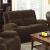 Haven Cotton Fabric Reclining Loveseat