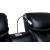 Sirius Leatherette Power Reclining Loveseat w/LED Light