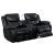 Sirius Leatherette Power Reclining Loveseat w/LED Light