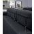 Athene Fabric L-Shape Storage Sleeper Sectional Sofa