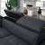 Athene Fabric L-Shape Storage Sleeper Sectional Sofa