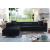 Amie Flannelette Fabric L-Shape Storage Sectional