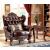 Jericho Top Grain Leather Match/Wood Chair