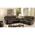 Hadley Fabric/Leatherette Reclining Living Room Set