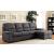 Alcester Faux Nubuck L-Shape Storage Sleeper Sectional Sofa