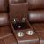 Joanne Leatherette L-Shape Reclining Sectional Sofa