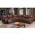 Joanne Leatherette L-Shape Reclining Sectional Sofa