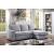 Ines Fabric L-Shape Reversible Sleeper Storage Sectional Sofa