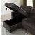 Ines Fabric L-Shape Reversible Sleeper Storage Sectional Sofa