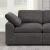 Joel Chenille Fabric Corner Chair