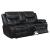 Pollux Leatherette Reclining Loveseat w/ Console