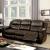 Listowel Leatherette Reclining Sofa