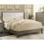 Enrico Leatherette/Wood Panel Bed