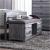 Mccredmond Fabric/Metal Bench w/2 Doors