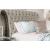 Noella Fabric/Wood Tufted Sleigh Bed