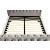 Noella Fabric/Wood Tufted Sleigh Bed