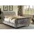 Noella Fabric/Wood Tufted Sleigh Bed
