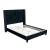 Ryleigh Fabric/Wood Platform Tufted Bed, Queen Size