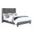 Ryleigh Fabric/Wood Platform Tufted Bed, Queen Size
