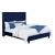 Ryleigh Fabric/Wood Platform Tufted Bed, California King Size