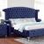 Alzir Fabric/Wood Tufted Panel Bed, Eastern King Size