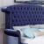 Alzir Fabric/Wood Tufted Panel Bedroom Set