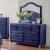 Delilah Fabric/Wood Tufted Storage Platform Bedroom Set