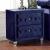 Alzir Fabric/Wood Tufted Nightstand w/2 Drawers