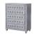 Alzir Fabric/Wood Tufted Chest w/5 Drawers