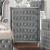 Alzir Fabric/Wood Tufted Chest w/5 Drawers