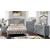 Alzir Fabric/Wood Tufted Panel Bedroom Set