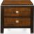 Patra Wood Nightstand w/2 Drawers
