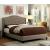 Carly Fabric/Wood Tufted Platform Bed