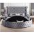 Delilah Fabric/Wood Tufted Storage Platform Bed, Queen Size