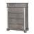 Azha Wood/Mirror Chest w/6 Drawers