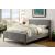 Barney Fabric/Wood Panel Bedroom Set
