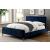 Barney Fabric/Wood Panel Bed, Queen Size