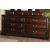 Brandt Wood Double Dresser w/10 Drawers