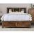 McAllen Wood Storage Platform Bed w/USB, Queen Size