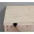 Tywyn Wood Nightstand w/2 Drawers & USB Charger
