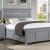 Castile Wood Storage Panel Bed, Queen Size