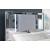 Belladonna Fabric/Mirror/Wood Storage Platform Bed w/LED Light, Queen Size